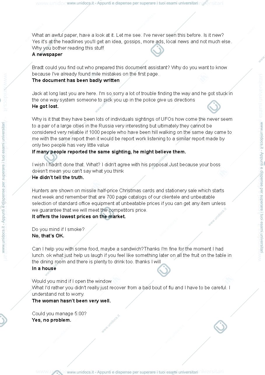 Anteprima pagina 3 — Amissione test di Inglese - Ltest