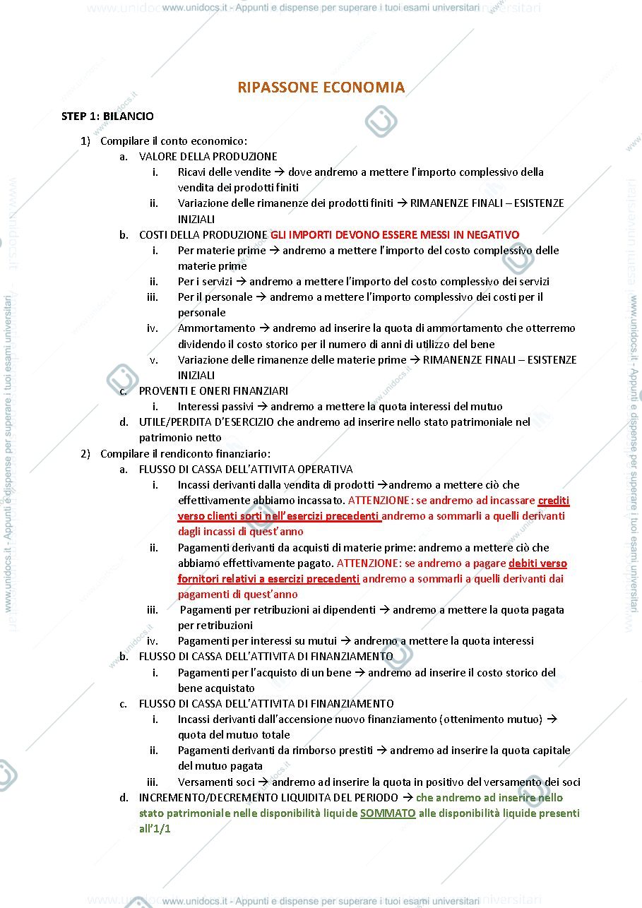 Anteprima pagina 1 — RIPASSONE ECONOMIA D'AZIENDA
