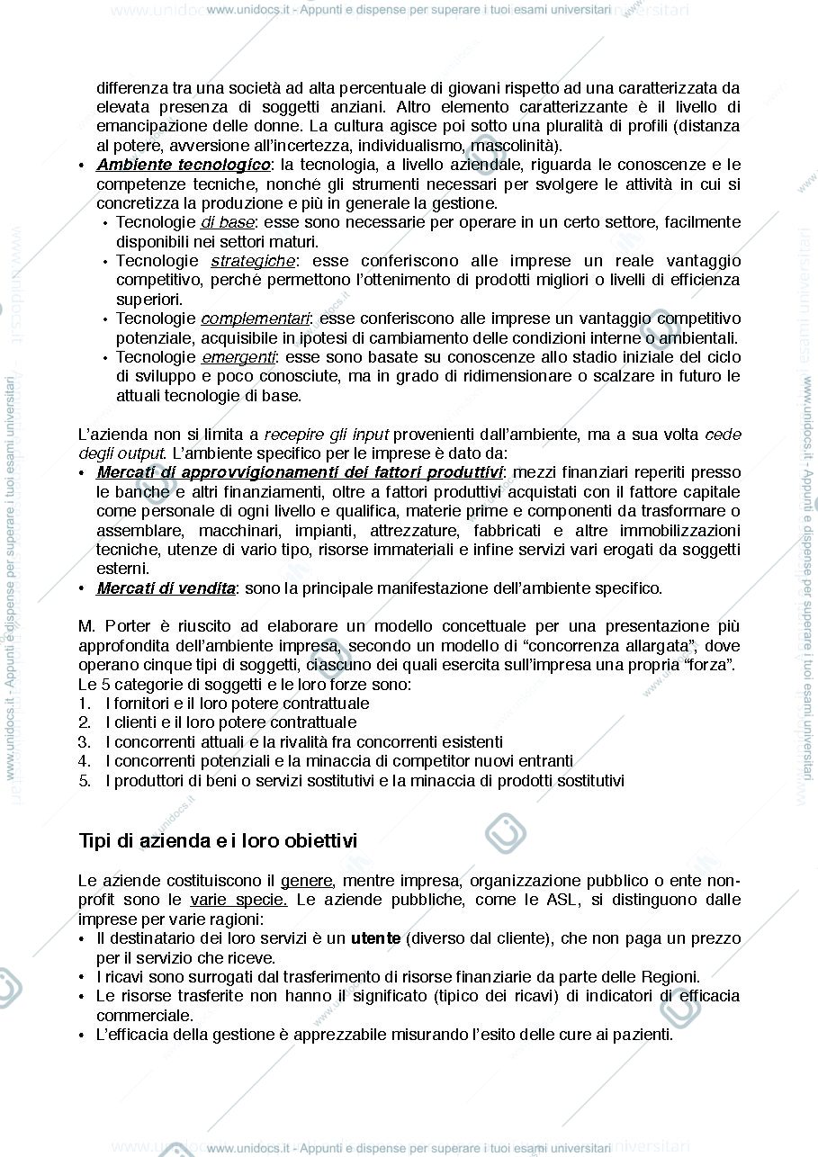 Anteprima pagina 4 — Riassunti Economia Aziendale