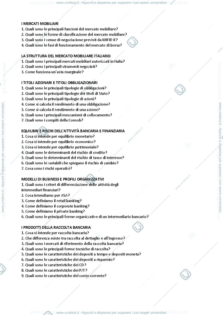 Anteprima pagina 2 — domande esame intermediari finanziari la torre