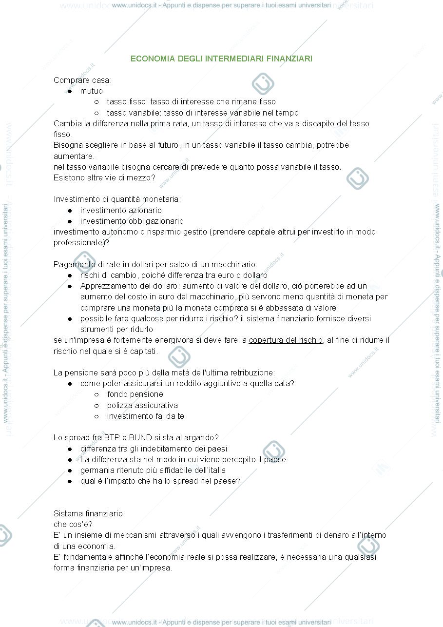 Anteprima pagina 1 — Appunti eif