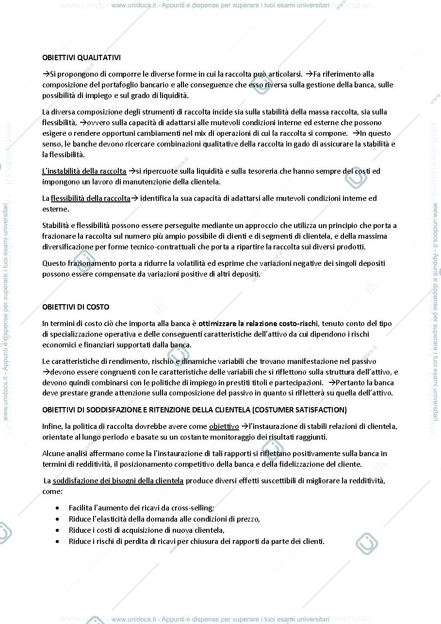 Anteprima pagina 2 — la politica di raccolta 