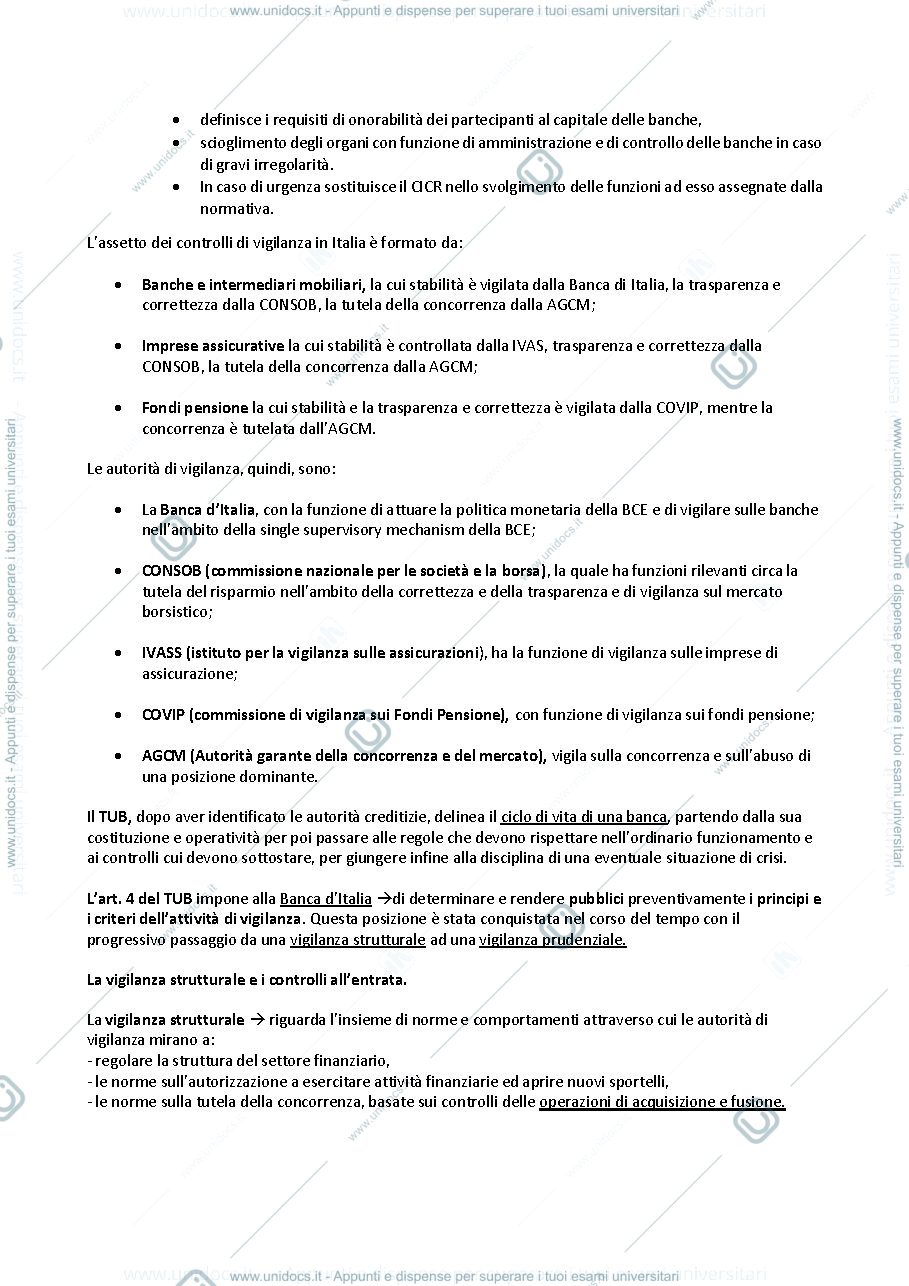Anteprima pagina 2 — la vigilanza bancaria 