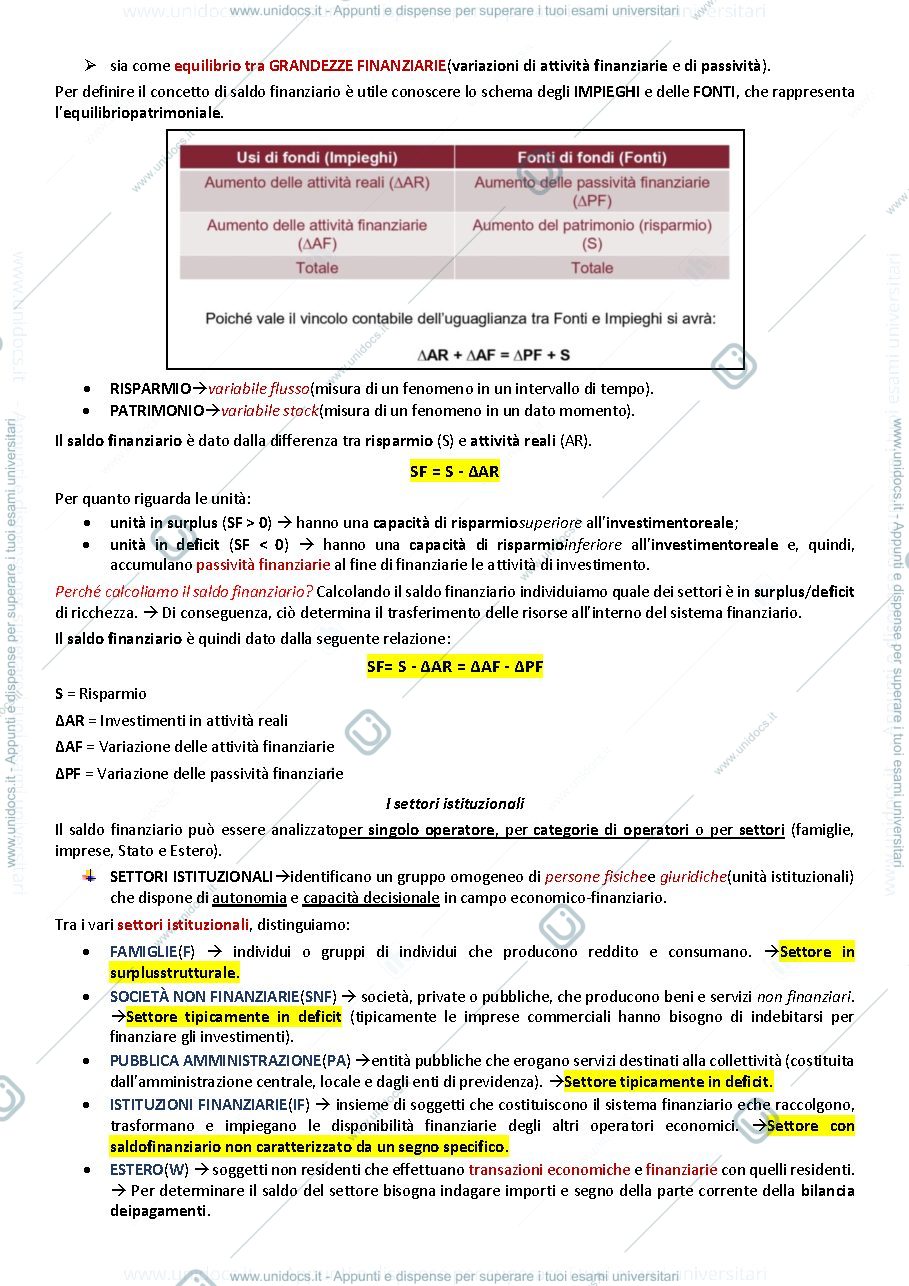 Anteprima pagina 4 — RIASSUNTI INTERMEDIARI FINANZIARI