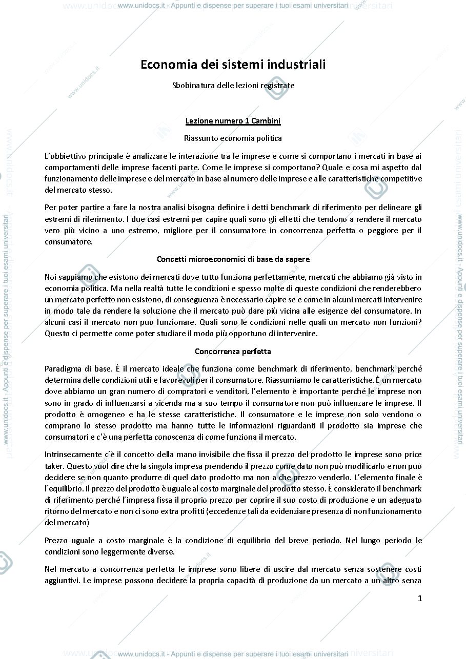Anteprima pagina 1 — APPUNTI ESI
