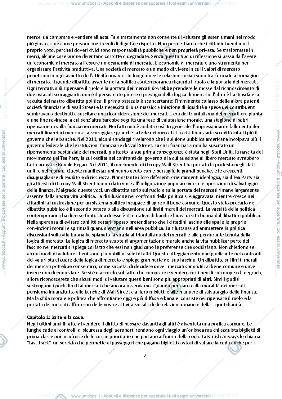 Anteprima pagina 2 — quello che i soldi non possono comprare