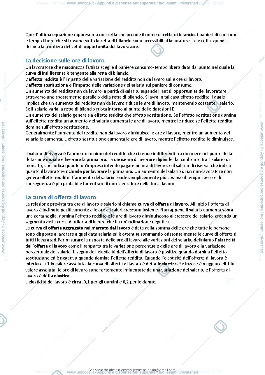 Anteprima pagina 3 — Riassunto Breve economia del lavoro 