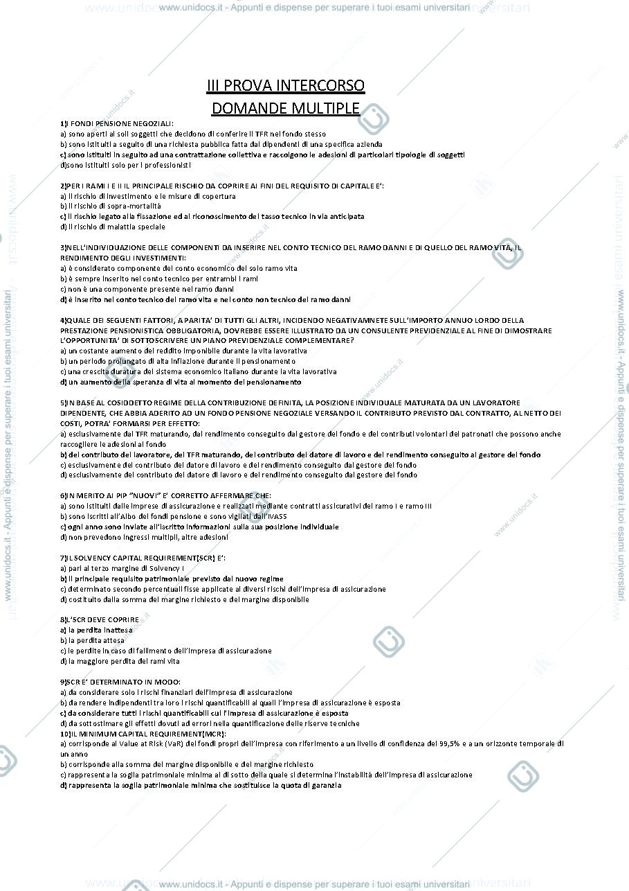 Anteprima pagina 2 — domande terza parte 