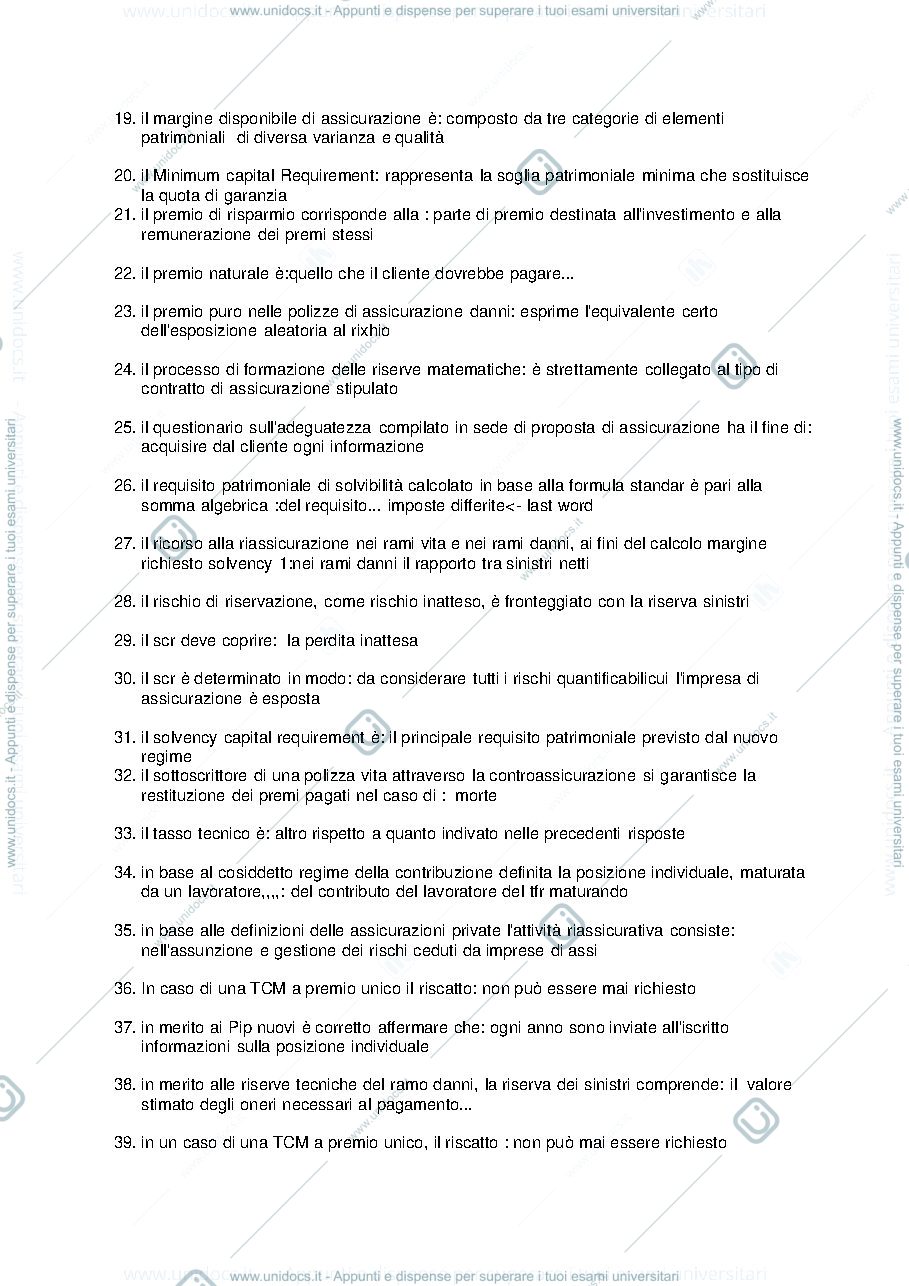 Anteprima pagina 2 — Domande D'esame