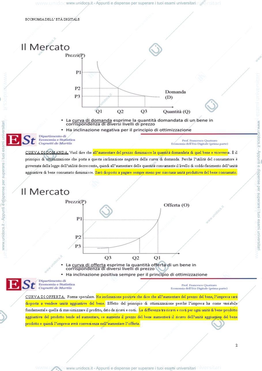 Anteprima pagina 2 — Microeconomia Quatraro