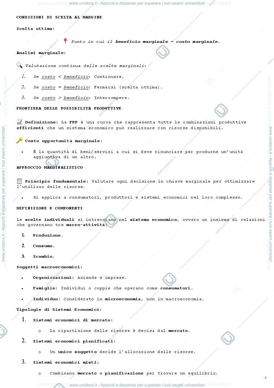 Anteprima pagina 3 — economia 1 