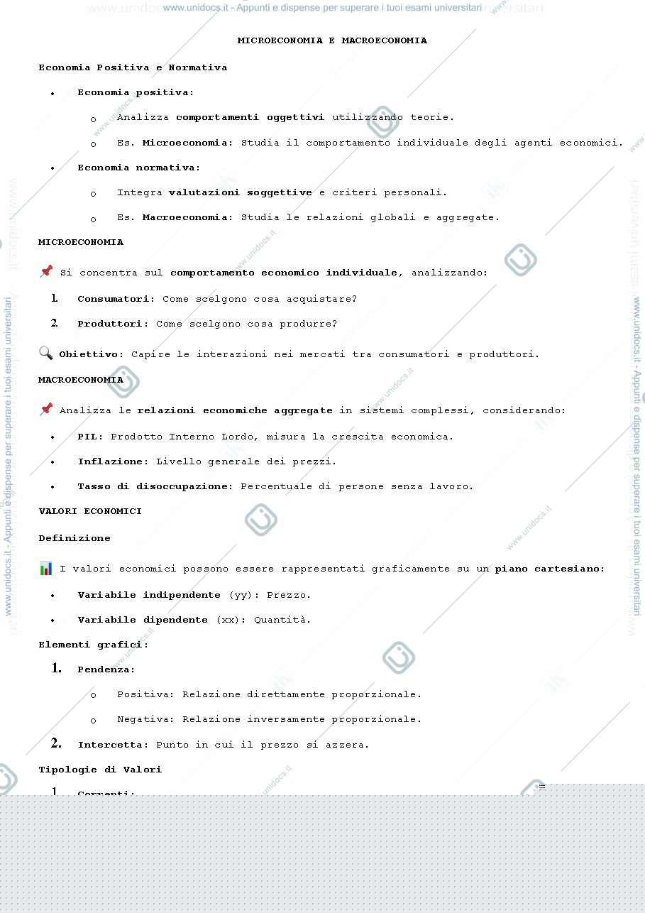 Anteprima pagina 4 — economia 1 