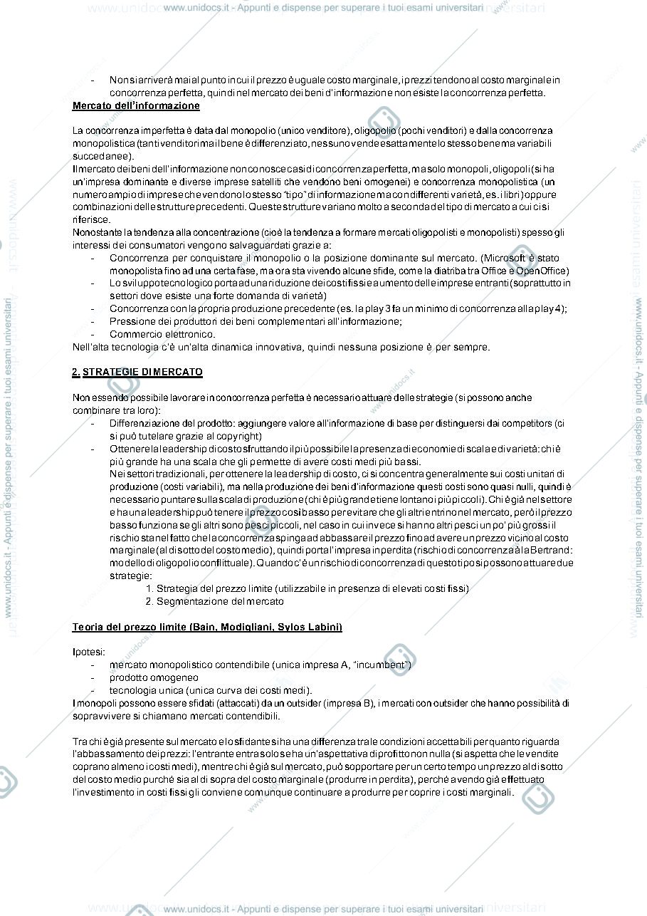 Anteprima pagina 3 — Economia dell’informazione sbobine 