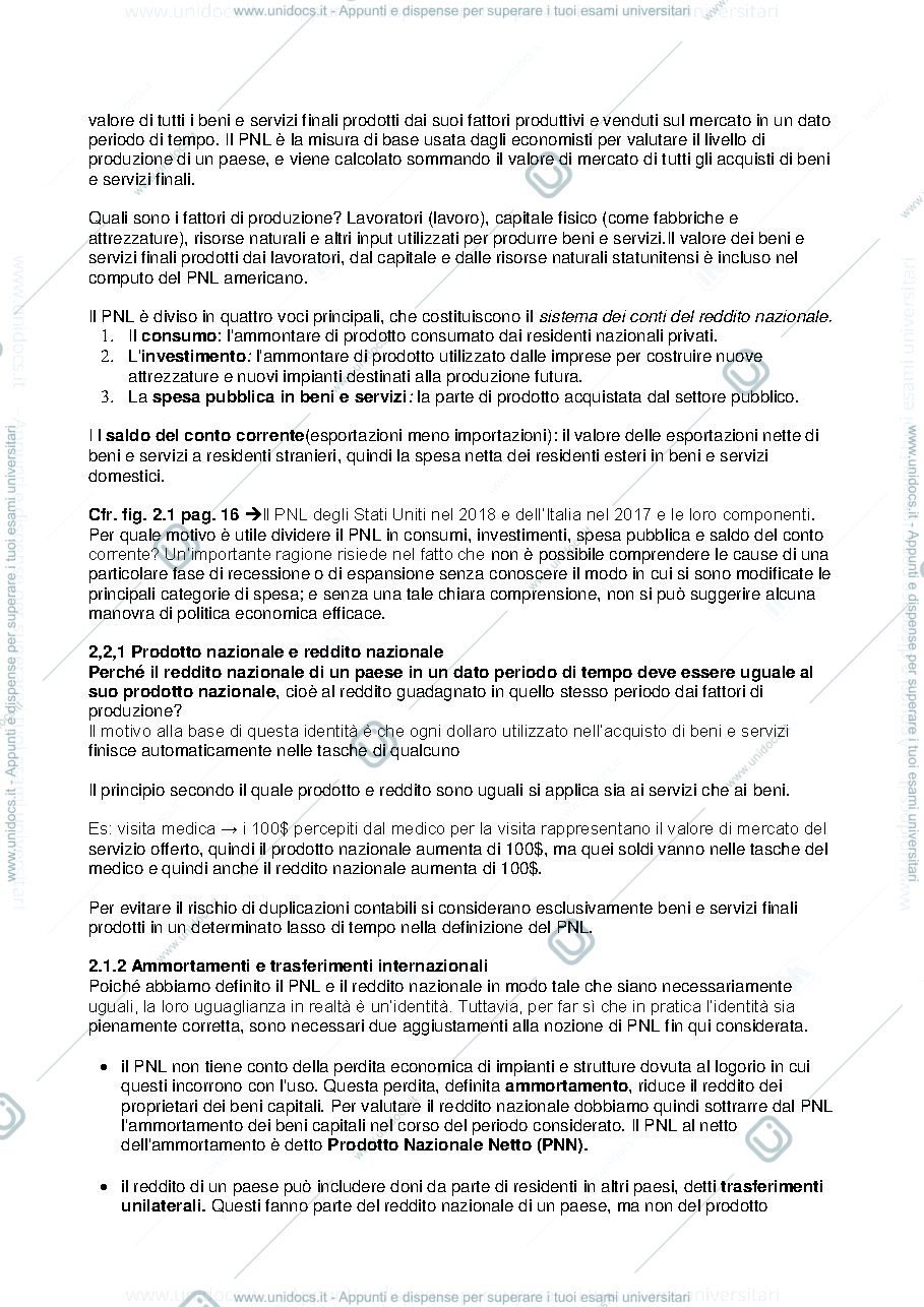 Anteprima pagina 2 — Economia Monetaria Internazionale 