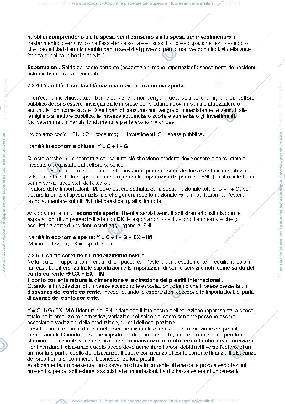 Anteprima pagina 4 — Economia Monetaria Internazionale 