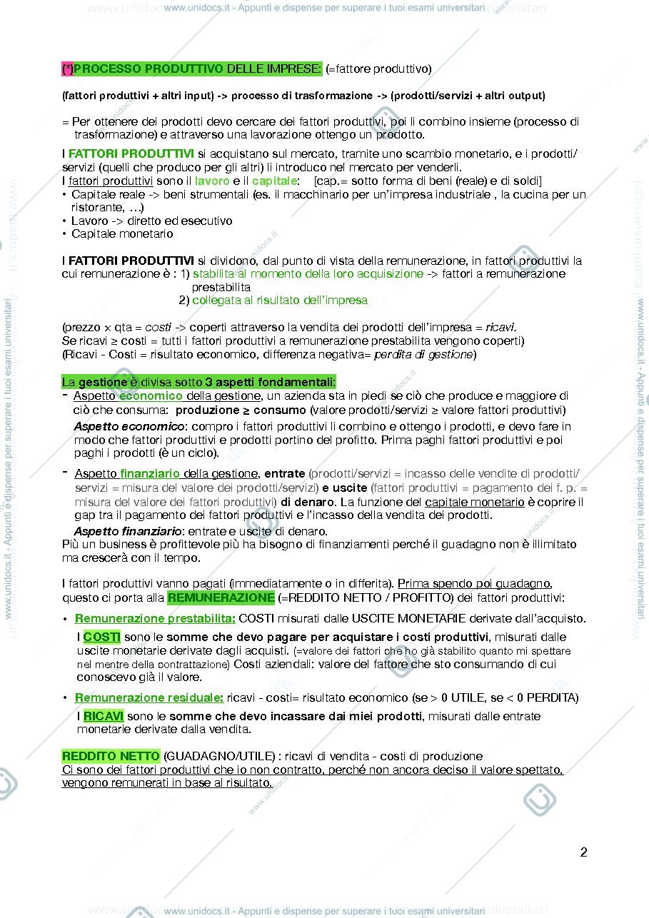Anteprima pagina 2 — Economia e contabilità aziendale