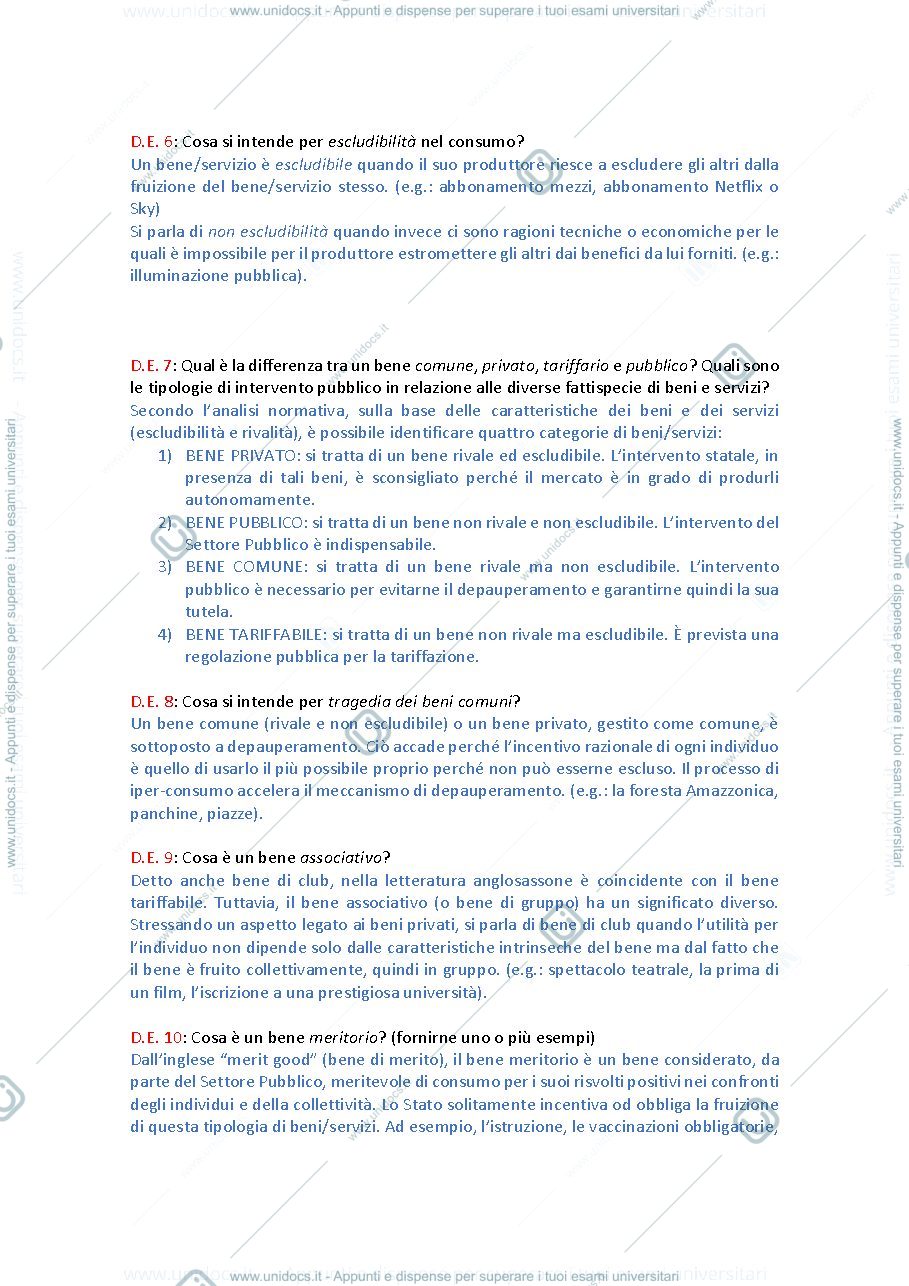 Anteprima pagina 2 — DOMANDE ESAME