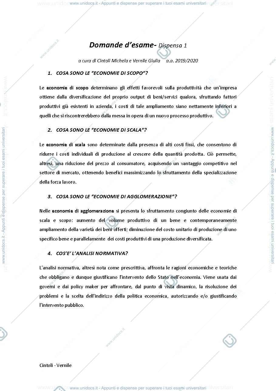 Anteprima pagina 4 — DOMANDE ESAME