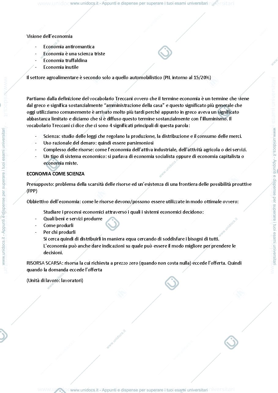Anteprima pagina 2 — Economia e gestione delle imprese agroalimentari