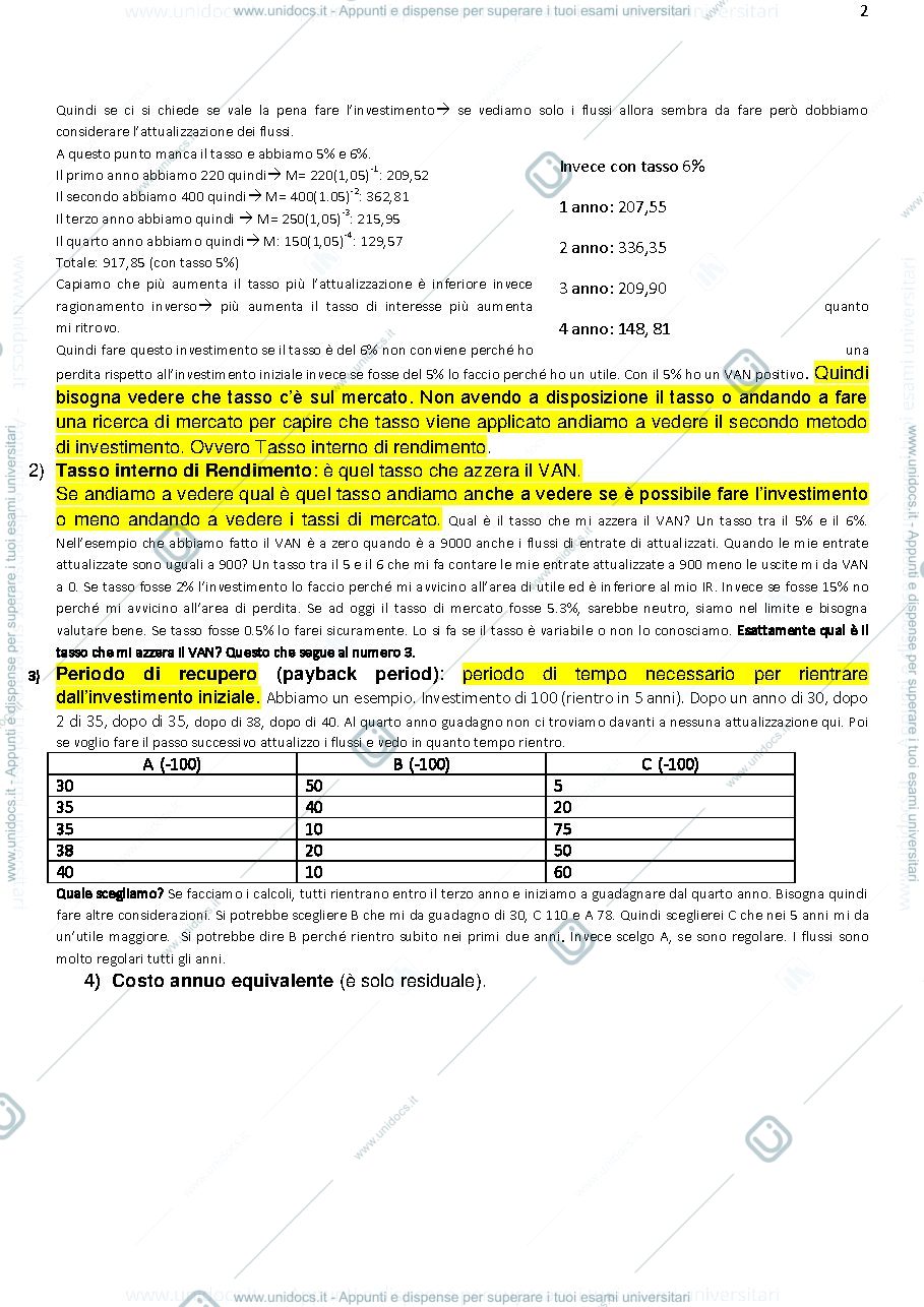 Anteprima pagina 2 — DOMANDE PIU' FREQUENTI - GALDINI - ECONOMIA