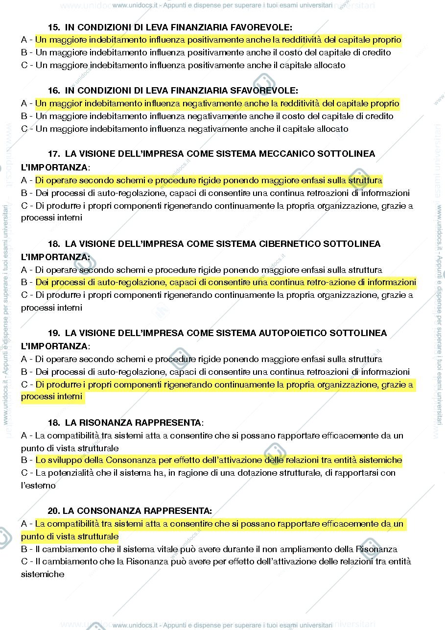 Anteprima pagina 3 — Domande d’esame