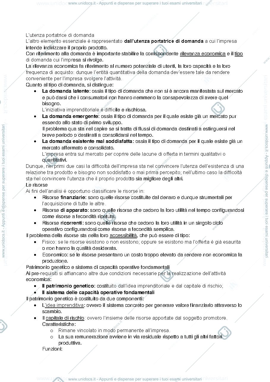 Anteprima pagina 4 — Riassunto Economia delle Imprese