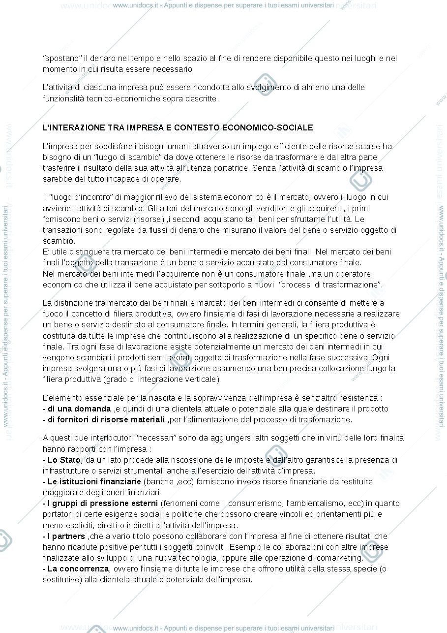 Anteprima pagina 2 — economia e gestione delle imprese prof rocco moliterni