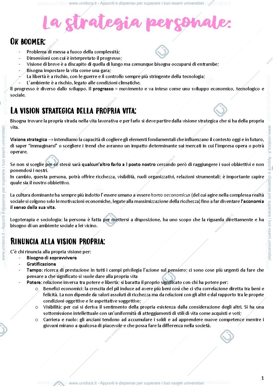 Anteprima pagina 1 — Appunti EGI