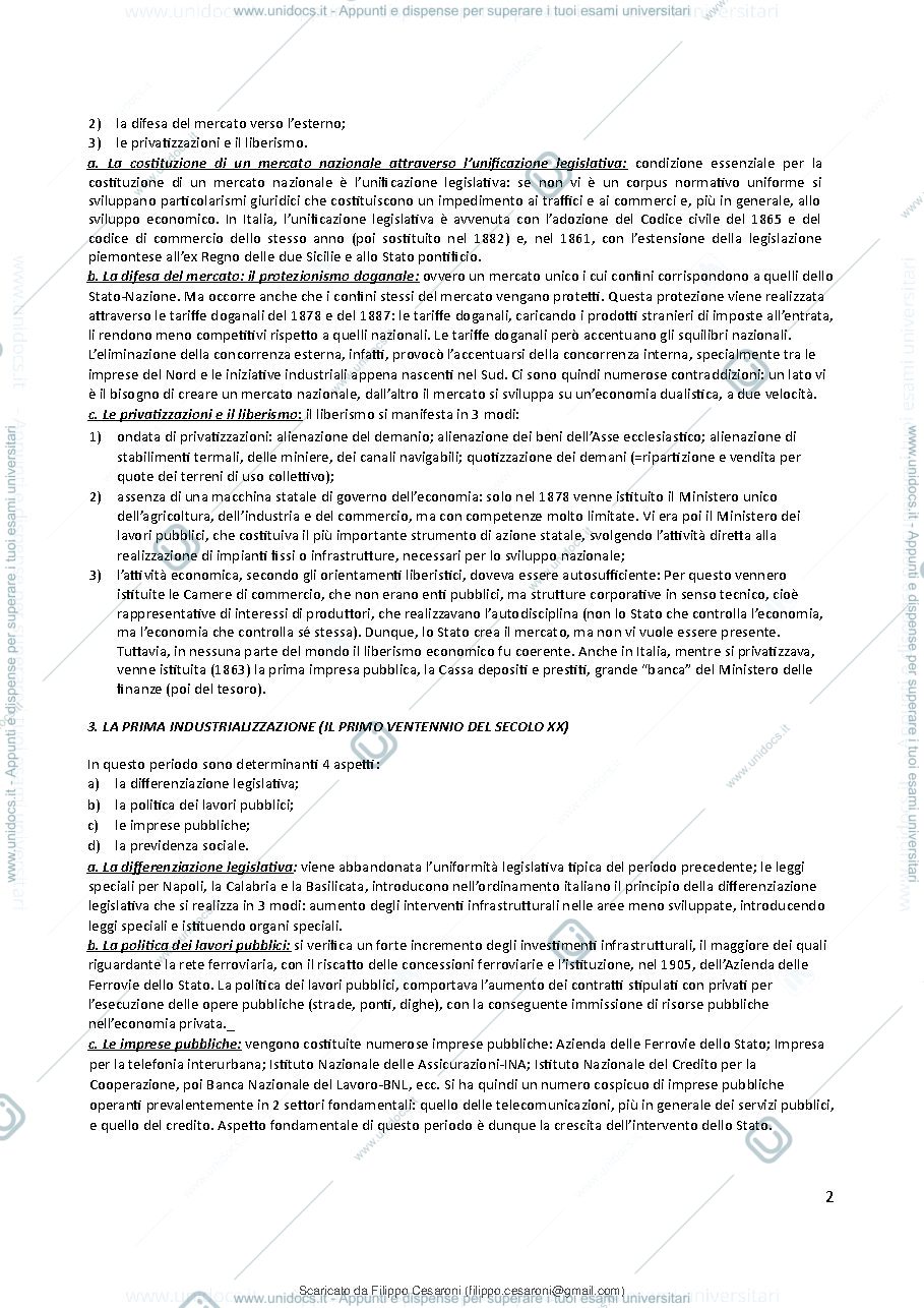 Anteprima pagina 3 — Riassunto - La nuova costituzione economica, Cassese