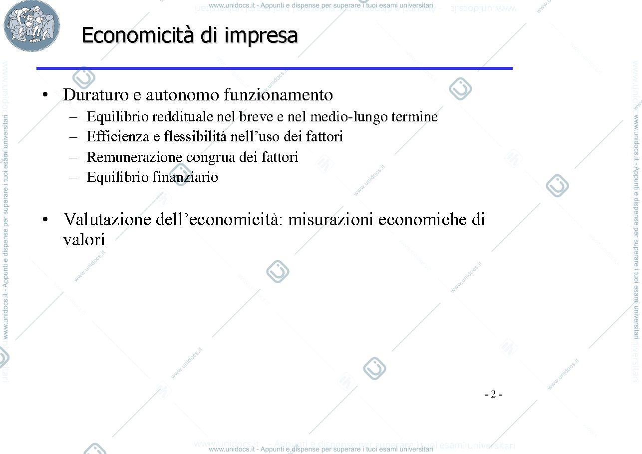 Anteprima pagina 2 — Slide di contabilità esterna  prof: Toletti