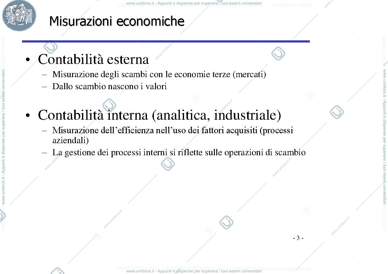 Anteprima pagina 3 — Slide di contabilità esterna  prof: Toletti