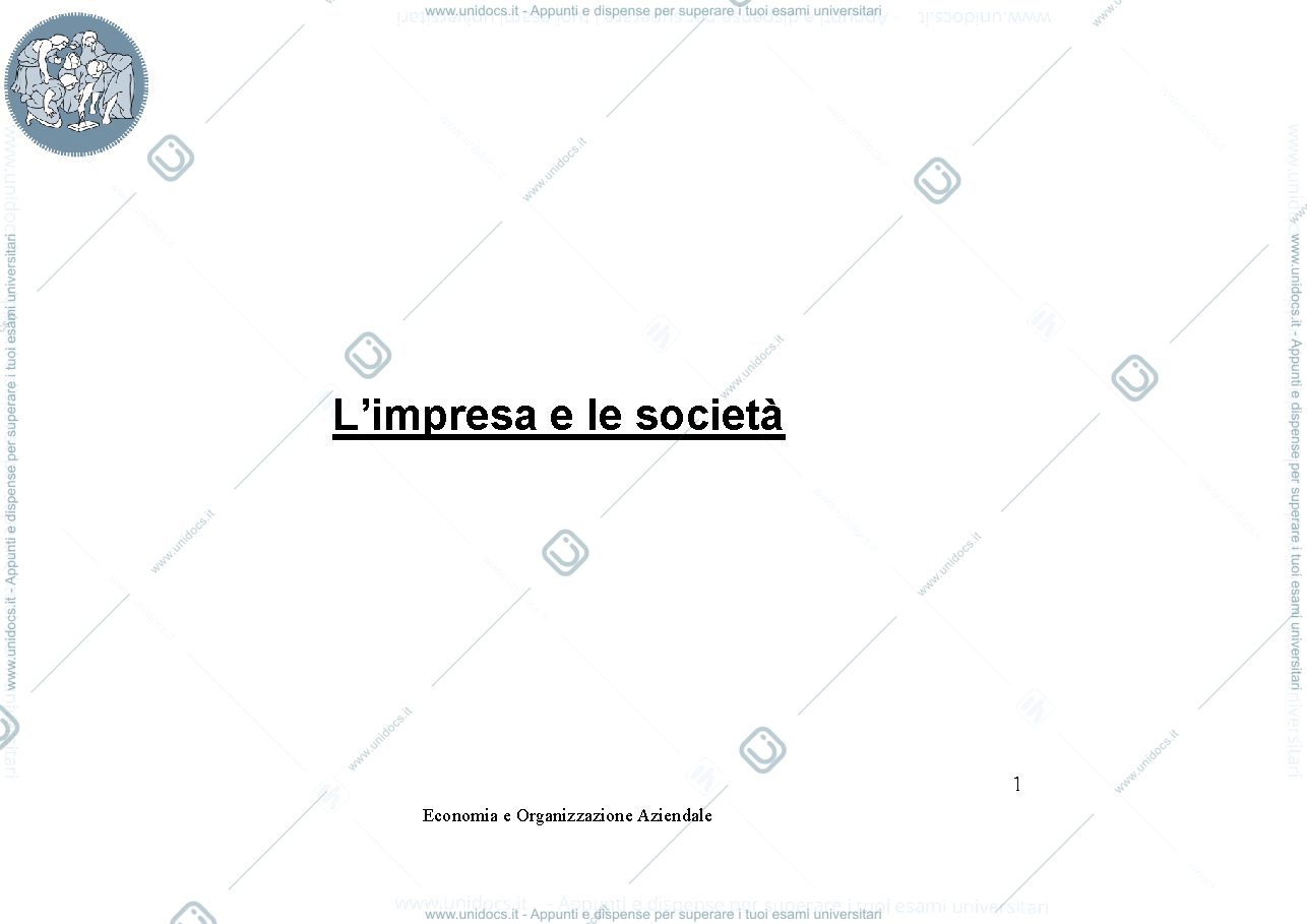 Anteprima pagina 1 — Slide sulle forme giuridiche prof: Toletti