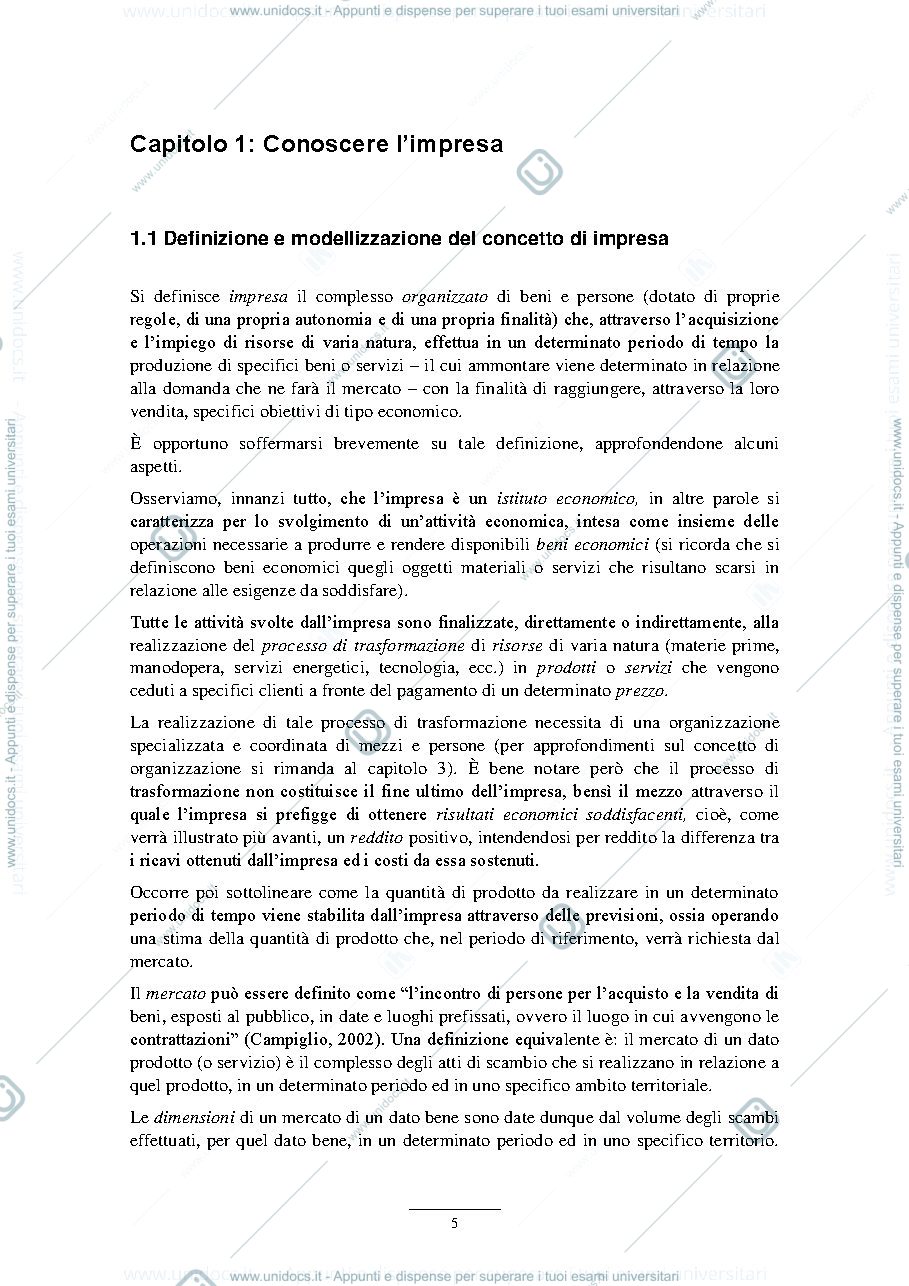 Anteprima pagina 5 — Economia ed organizzazione aziendale