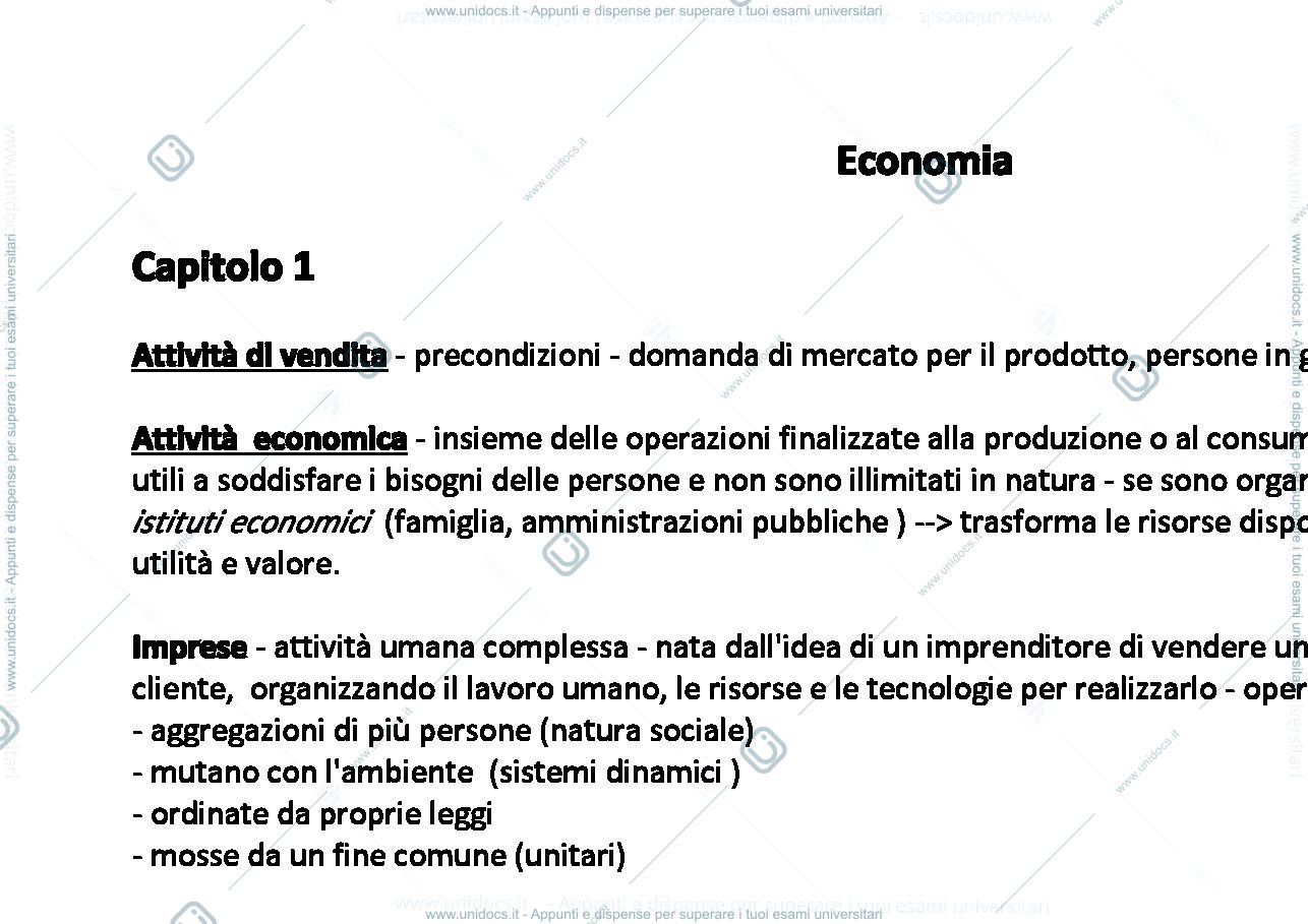 Anteprima pagina 1 — economia