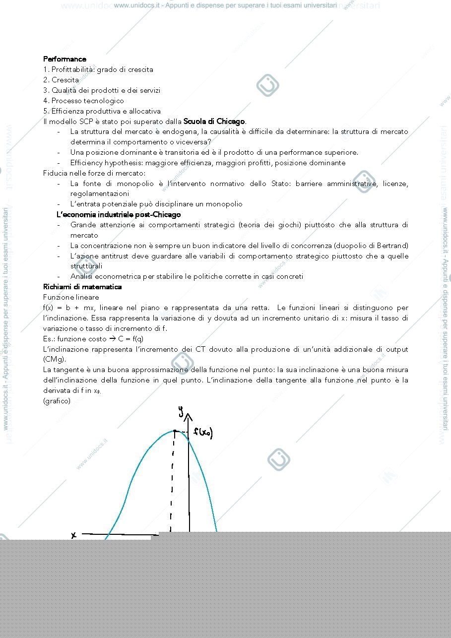 Anteprima pagina 4 — Economia industriale riassunto completo