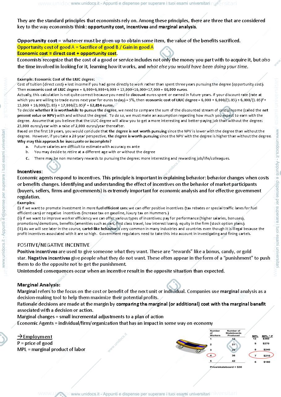 Anteprima pagina 2 — Microeconomics first partial 