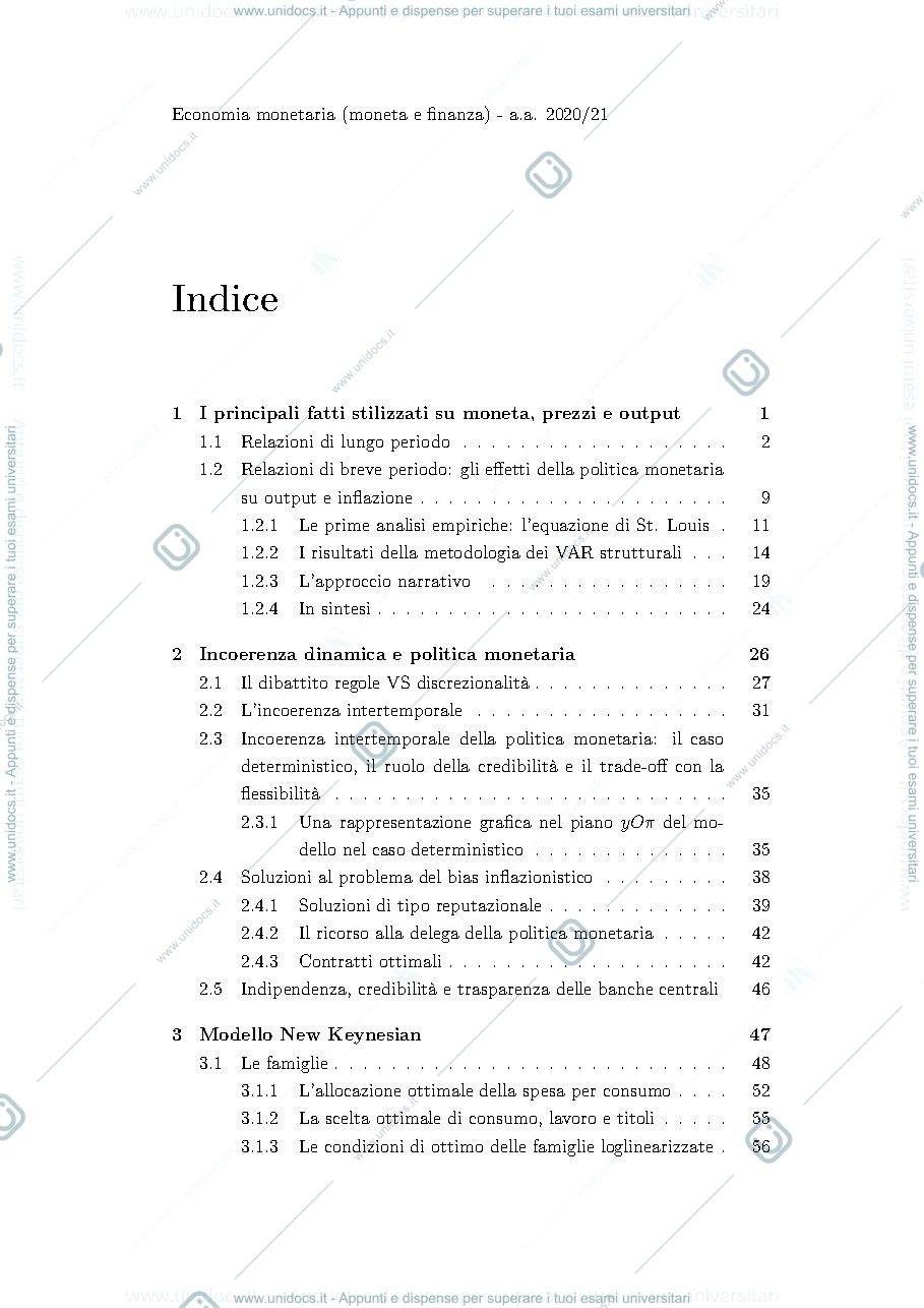 Anteprima pagina 2 — economia monetaria 
