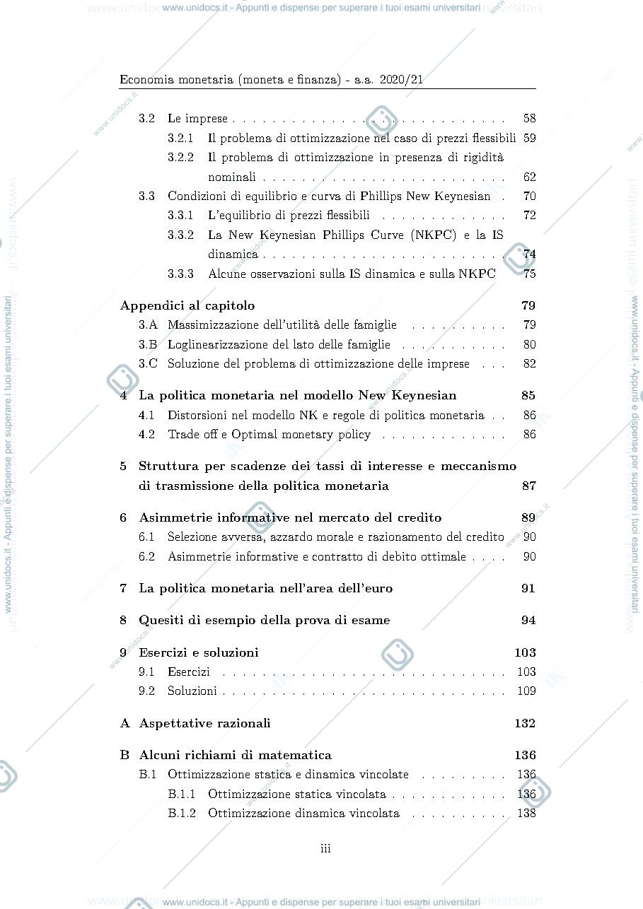 Anteprima pagina 3 — economia monetaria 