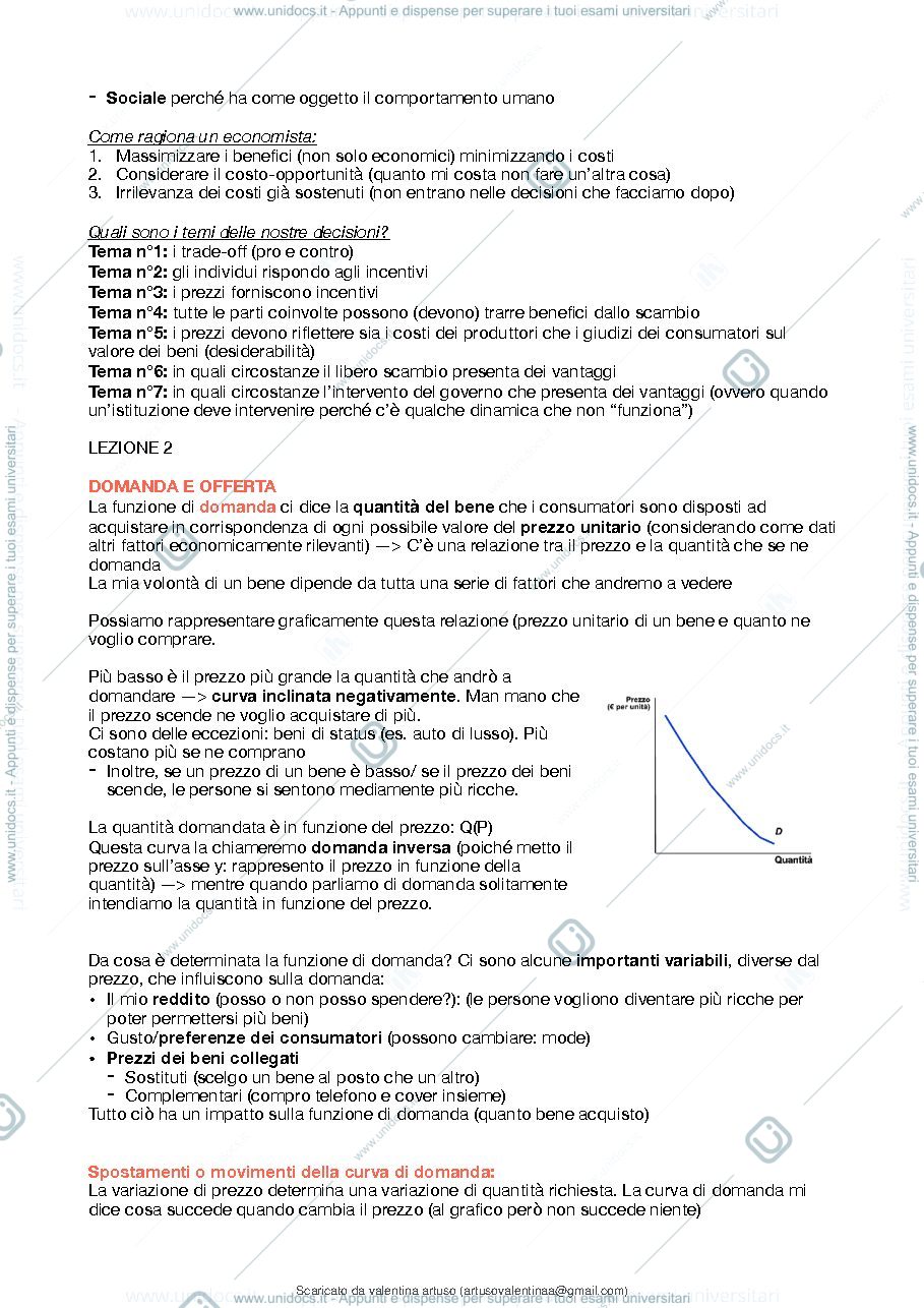 Anteprima pagina 5 — appunti microeconomia