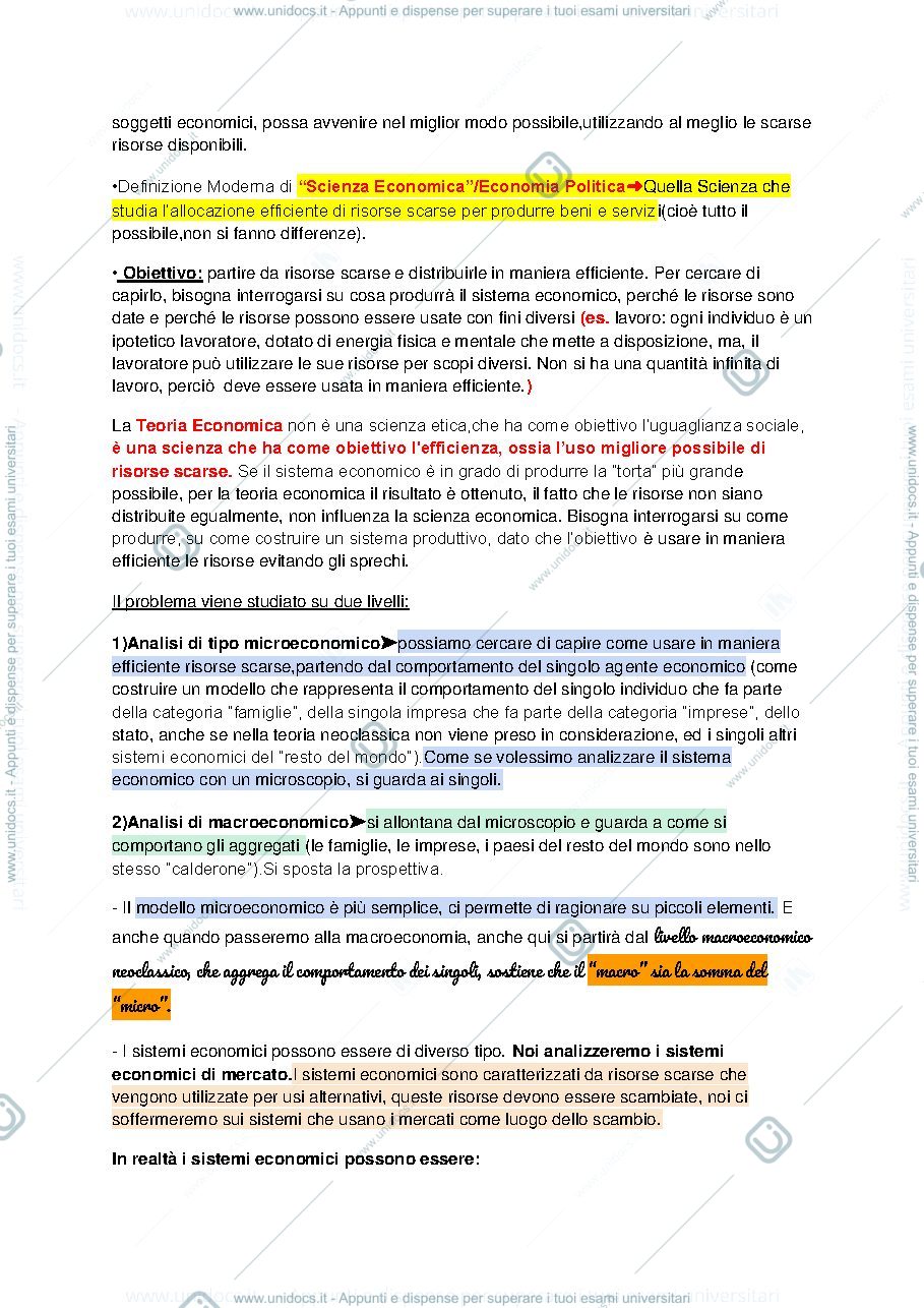 Anteprima pagina 3 — Economia Politica
