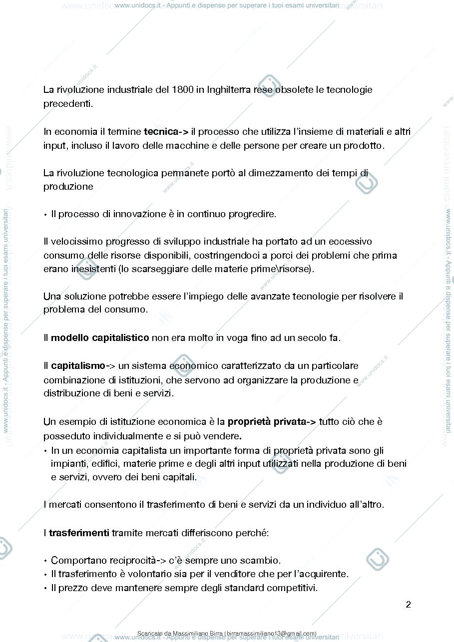 Anteprima pagina 3 — economia politica 