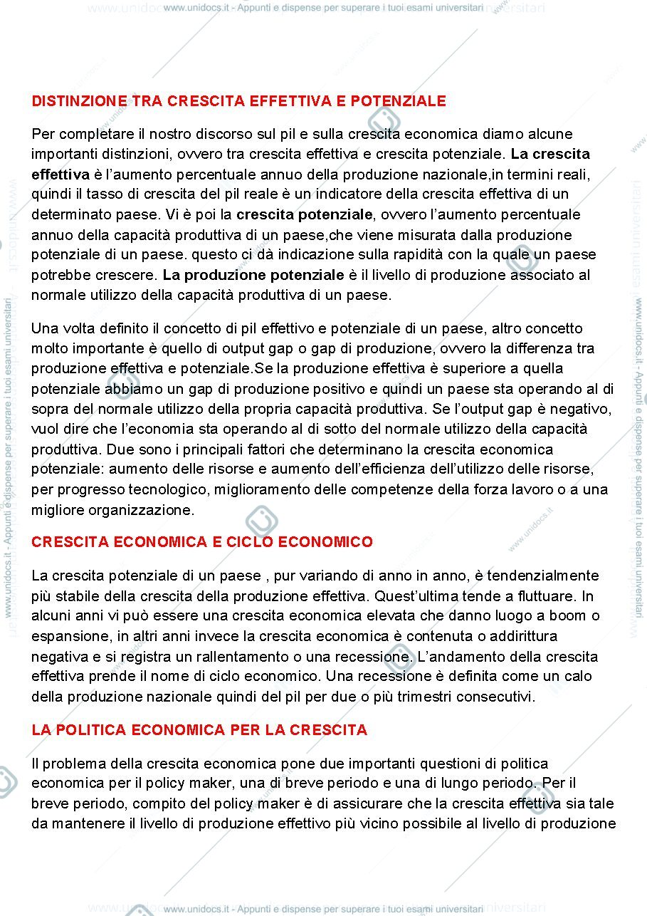 Anteprima pagina 1 — Macroeconomia
