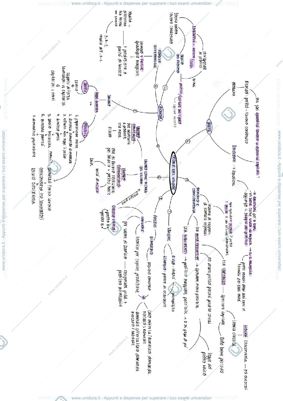 Anteprima pagina 2 — Mappe mentali economia politica I