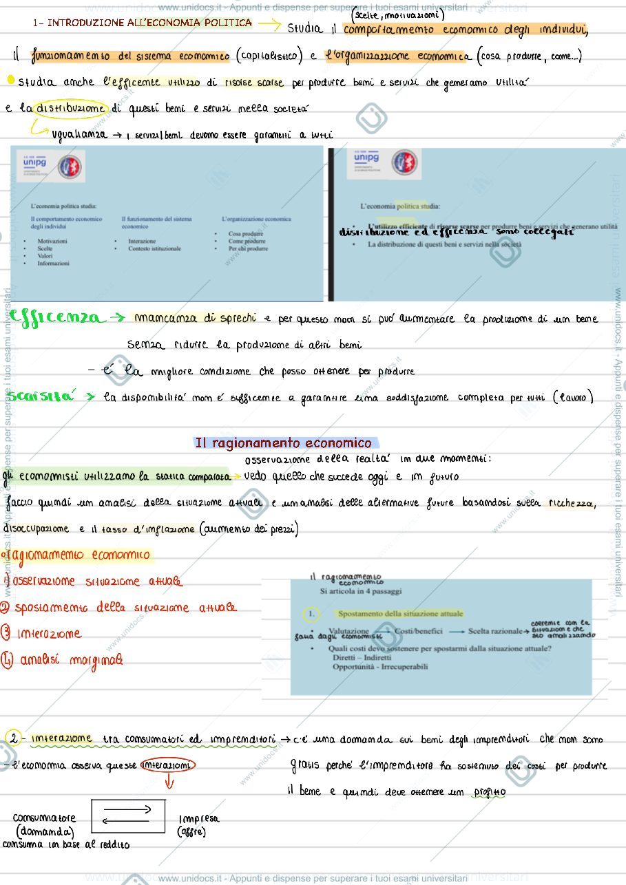 Anteprima pagina 2 — Economia politica