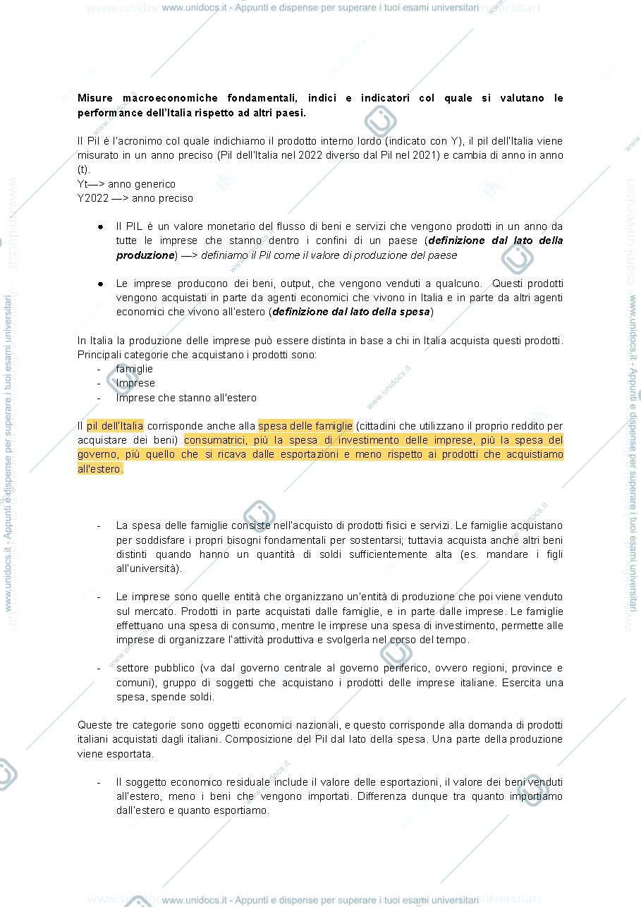 Anteprima pagina 1 — Economia