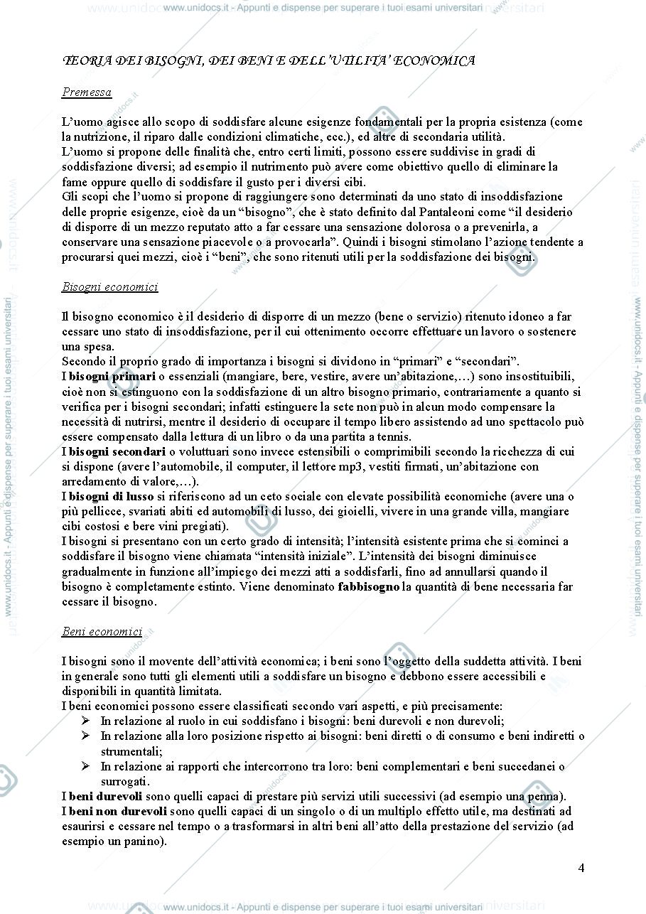 Anteprima pagina 4 — Elementi di economia 