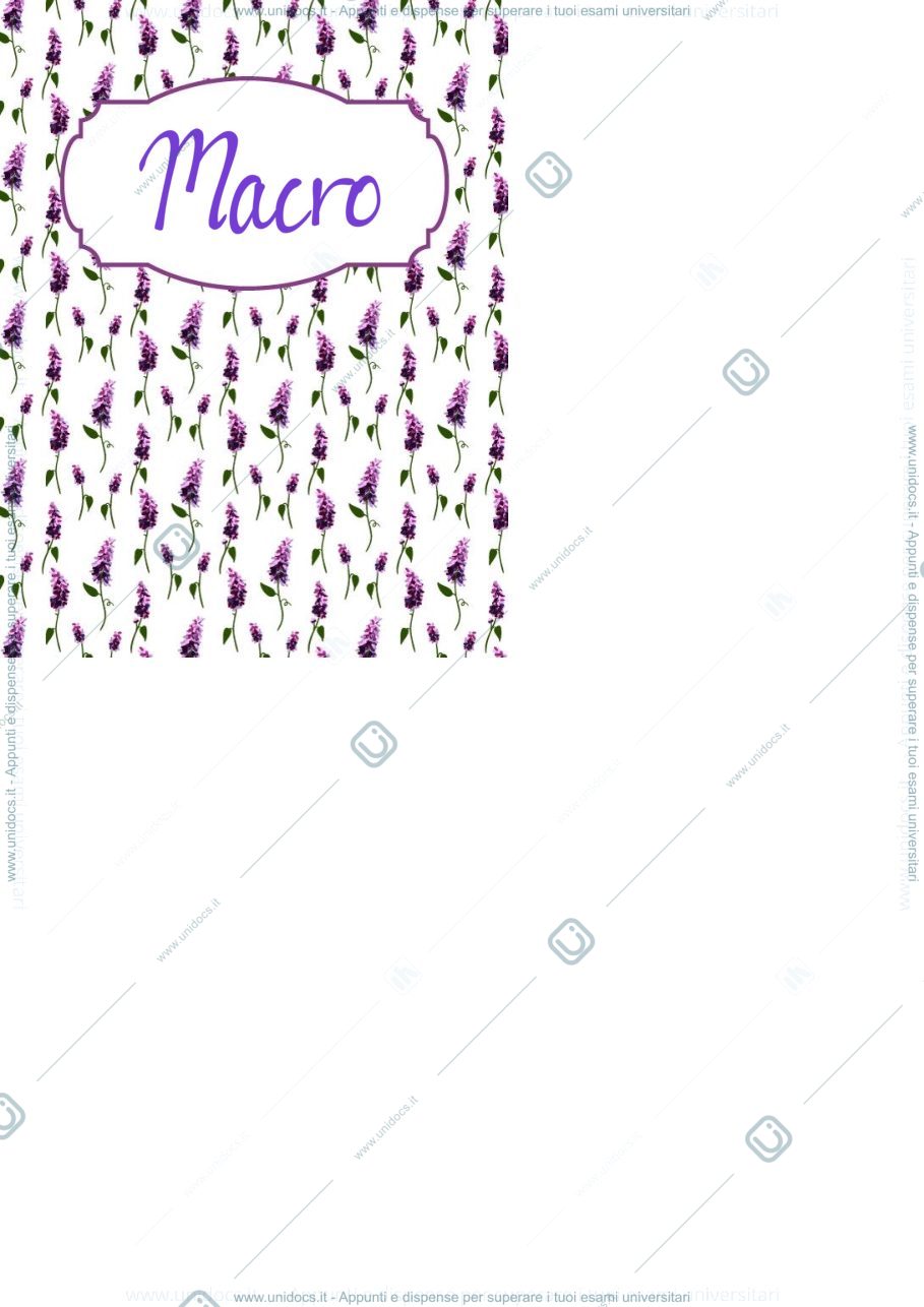 Anteprima pagina 1 — Appunti Microeconomia