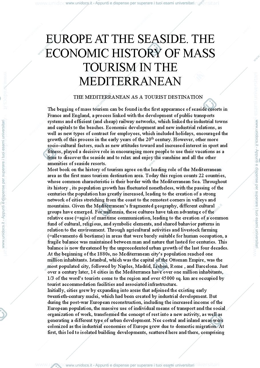 Anteprima pagina 1 — Introduction of Europe at the Seaside