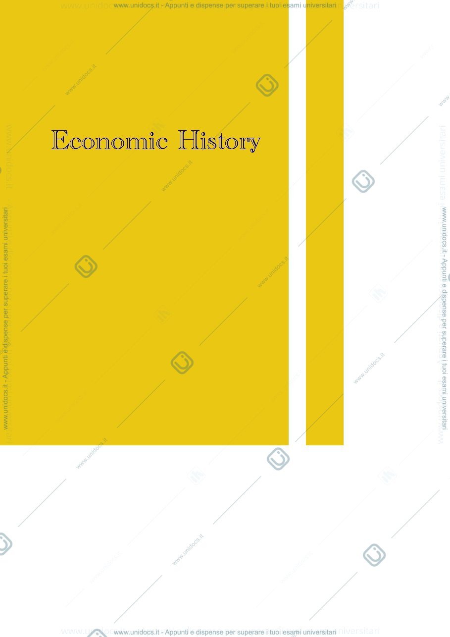 Anteprima pagina 1 — Economic History First Midterm