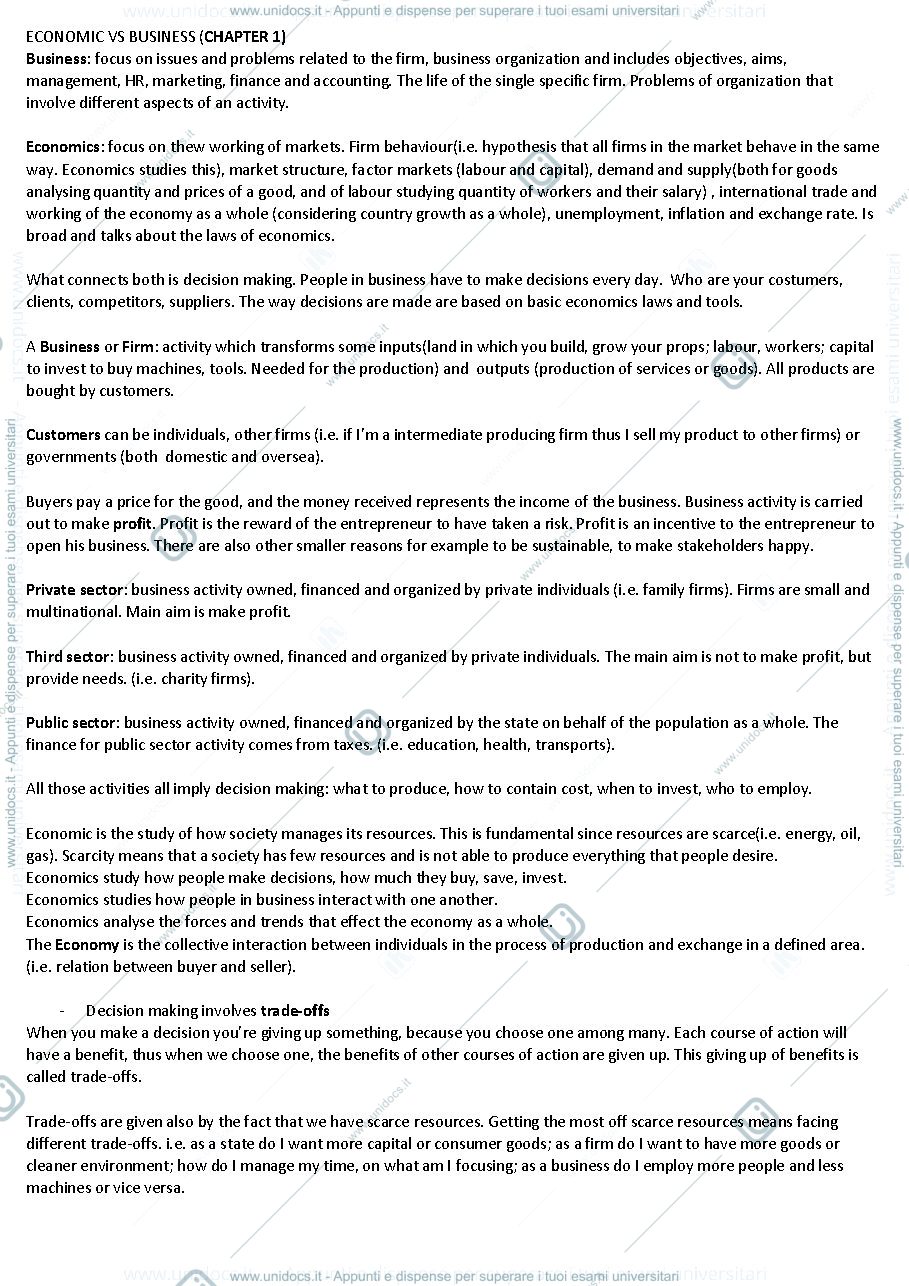 Anteprima pagina 2 — Economics 2 semester